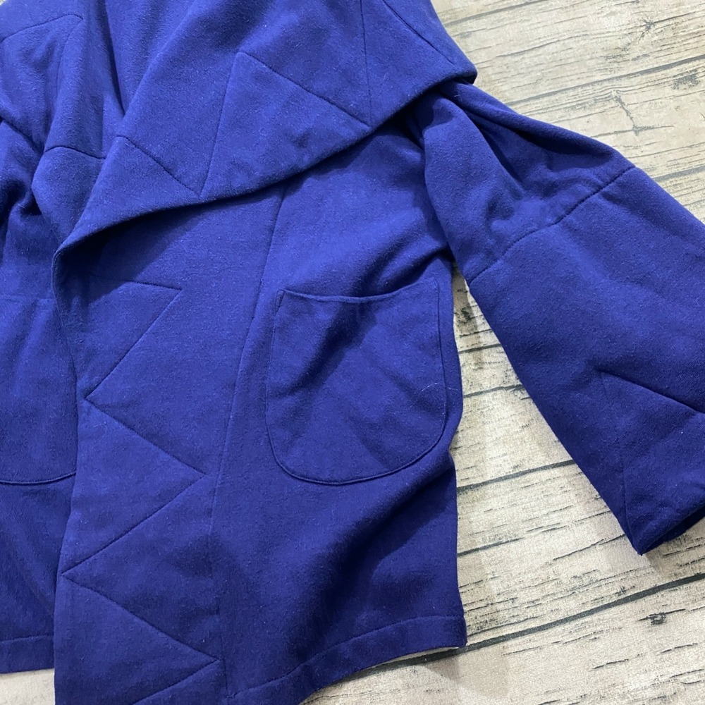 Norma Kamali Iconic Shawl Collar Open Front Oversized Vtg 80s 90s Coat Jacket - Picture 7 of 11